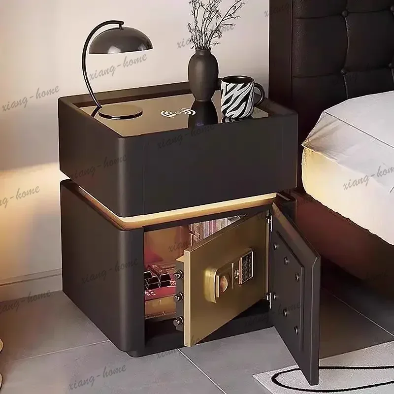 Home Security America - LSBedside Table Security Multifunctional Wireless Charging