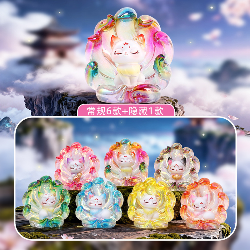 Nine Tails Fox Desktop Ornamen - Home Security Items ulasan dan harga
