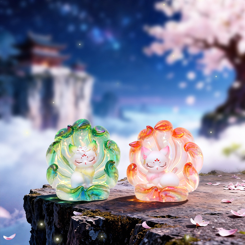Nine Tails Fox Desktop Ornamen - Home Security Items ulasan dan harga