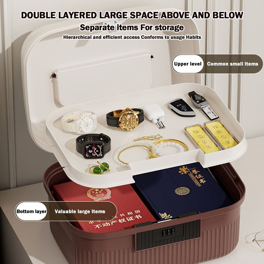 Lockable Password Lock Safe Bo - Home Security Box ulasan dan harga