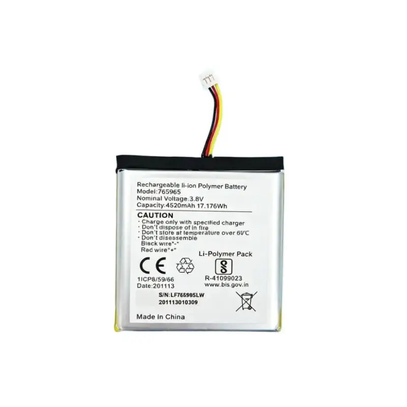 765965 4520mAh Li-Polymer Repl - Home Security Battery Replacement ulasan dan harga
