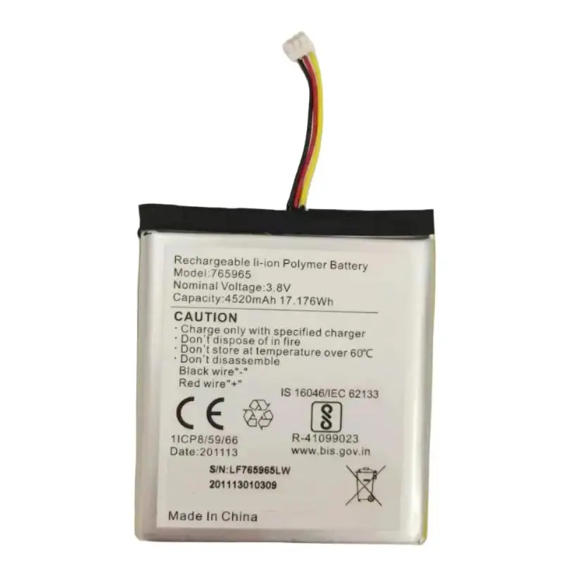765965 4520mAh Li-Polymer Repl - Home Security Battery Replacement ulasan dan harga
