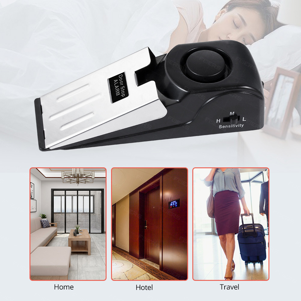 FUERS Door Stop Alarm System 1 - Sim Gsm Alarm ulasan dan harga