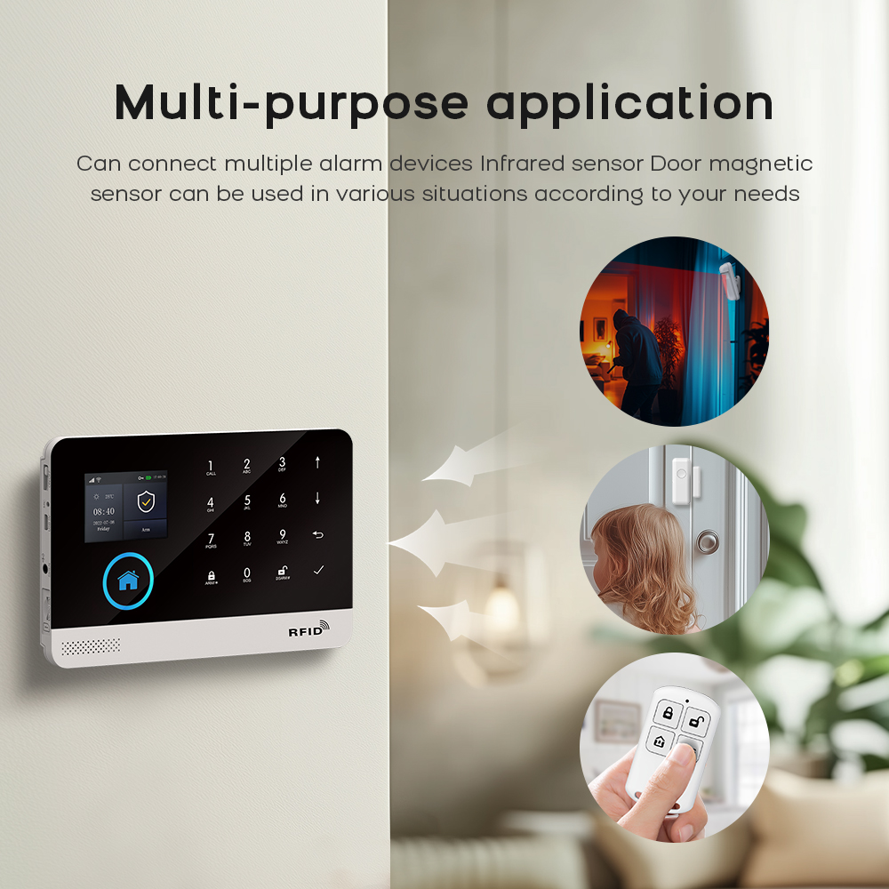 4G GSM Wifi Wireless Home Alar - Home Security Front Door Camera ulasan dan harga