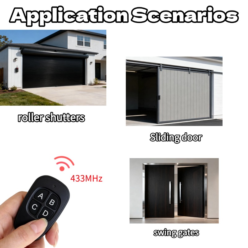 433MHz Remote Control Learn Re - Home Security Front Door Camera ulasan dan harga