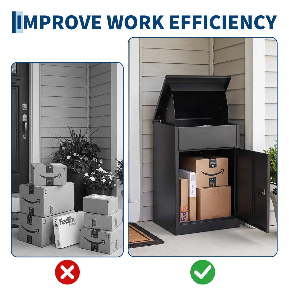 Anti-Theft Lockable Package De - Home Security Box ulasan dan harga