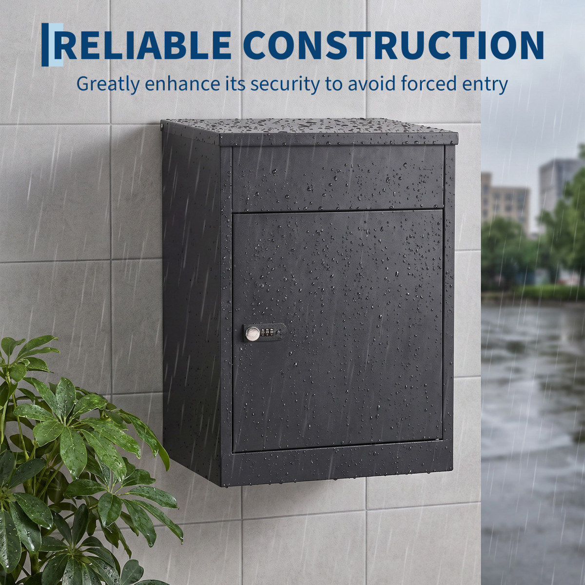 Anti-Theft Lockable Package De - Home Security Box ulasan dan harga