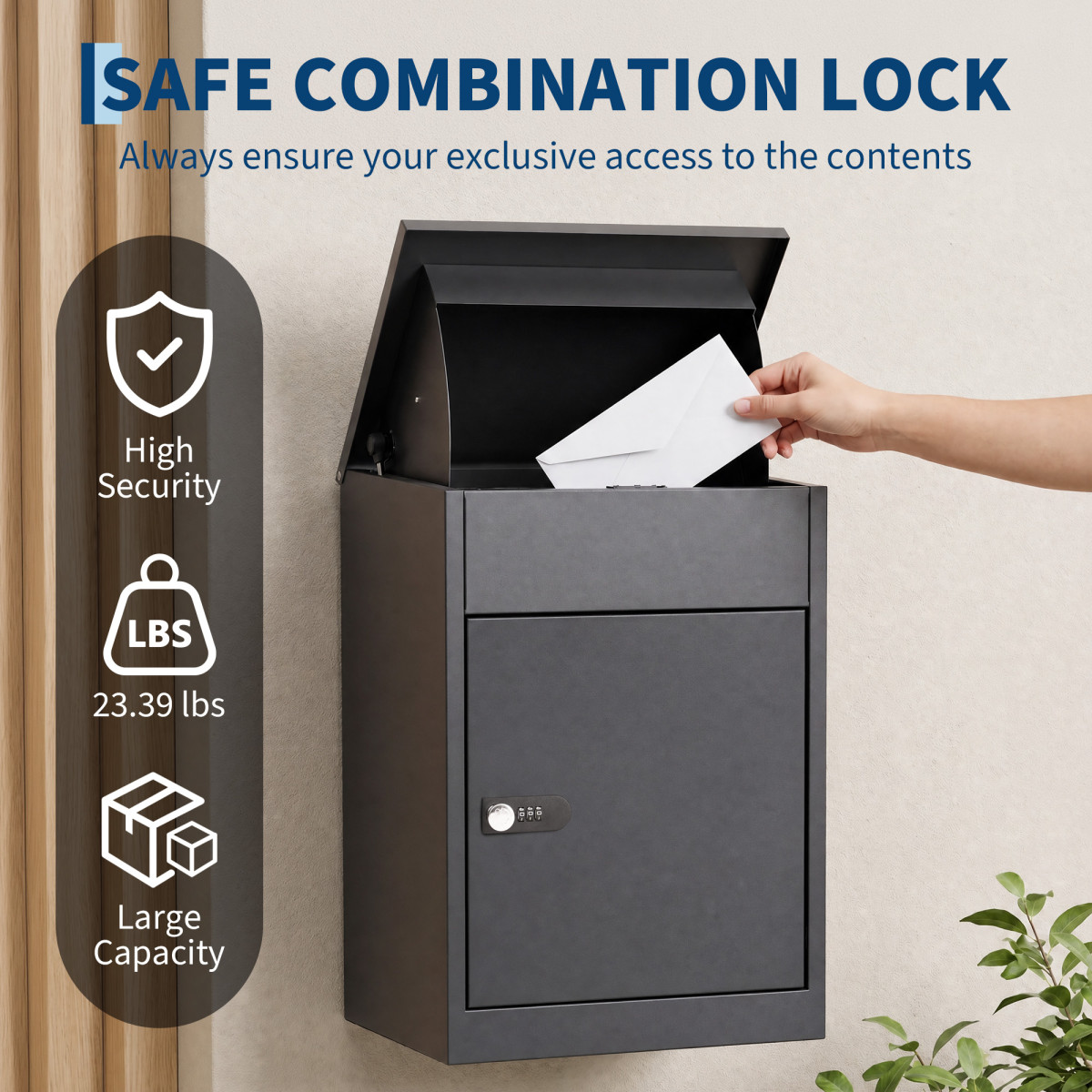 Anti-Theft Lockable Package De - Home Security Box ulasan dan harga
